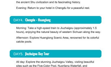 Jiuzhaigou Travel